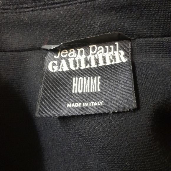 Vintage Jean Paul Gaultier Leather Trim Blazer Jacket Men's 38 US ~ RARE ~~~ HTF - Picture 7 of 8